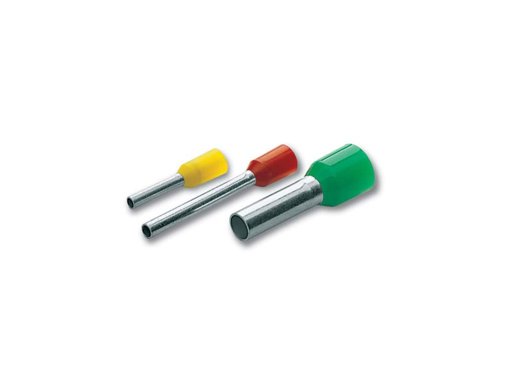 Afbeelding van adereindhuls geisoleerd   1.5mm2 rood pen= 8mm PKC DS10000