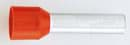 Afbeelding van adereindhuls geisoleerd  10mm2 rood pen=18mm ZK100