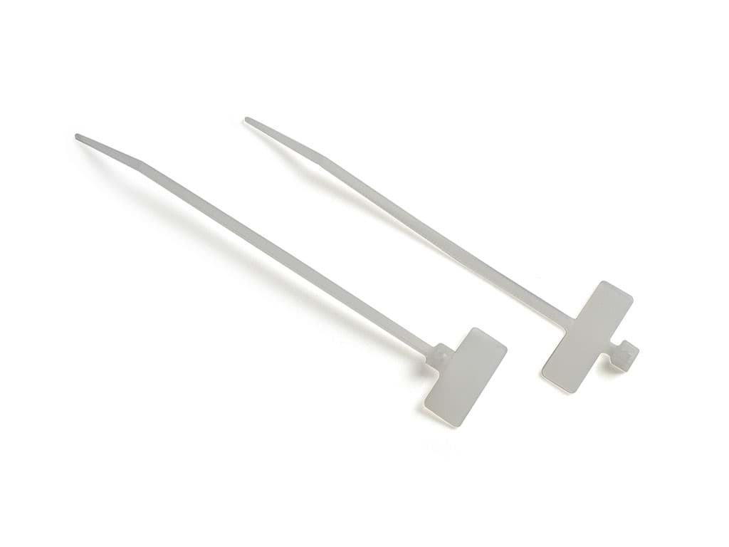 Afbeelding van 100MM.LENGH, 2,5MM.WIDTH, NATURAL PA6.6 POLYAMIDE MARKABLE CABLE TIE,