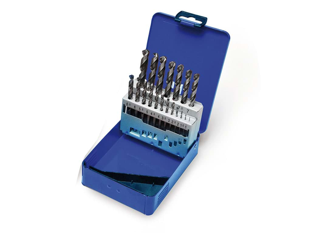 Afbeelding van SET OF 19 PIECES OF SPIRAL DRILL BITS WITH DIAMETERS 1MM. TO 10MM.