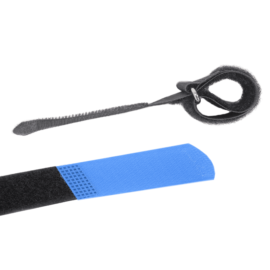 Afbeelding van cable tie 5.0x71+6cm haaktip blauw