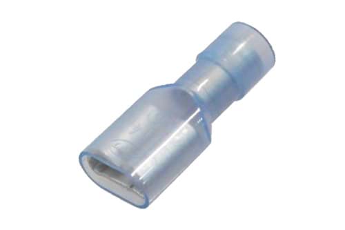 Afbeelding van vlaksteker female geisoleerd 4.8x0.5mm 2.0-2.5mm2 blauw