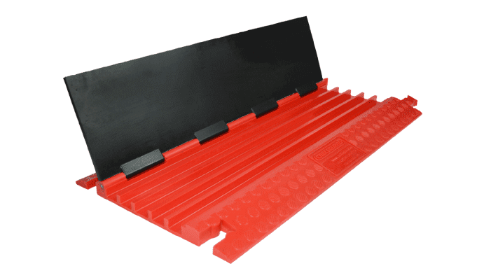 Afbeelding van Black Line kabelgoot 5x33x19mm L=0,91m rood+zwarte deksel Low Profile