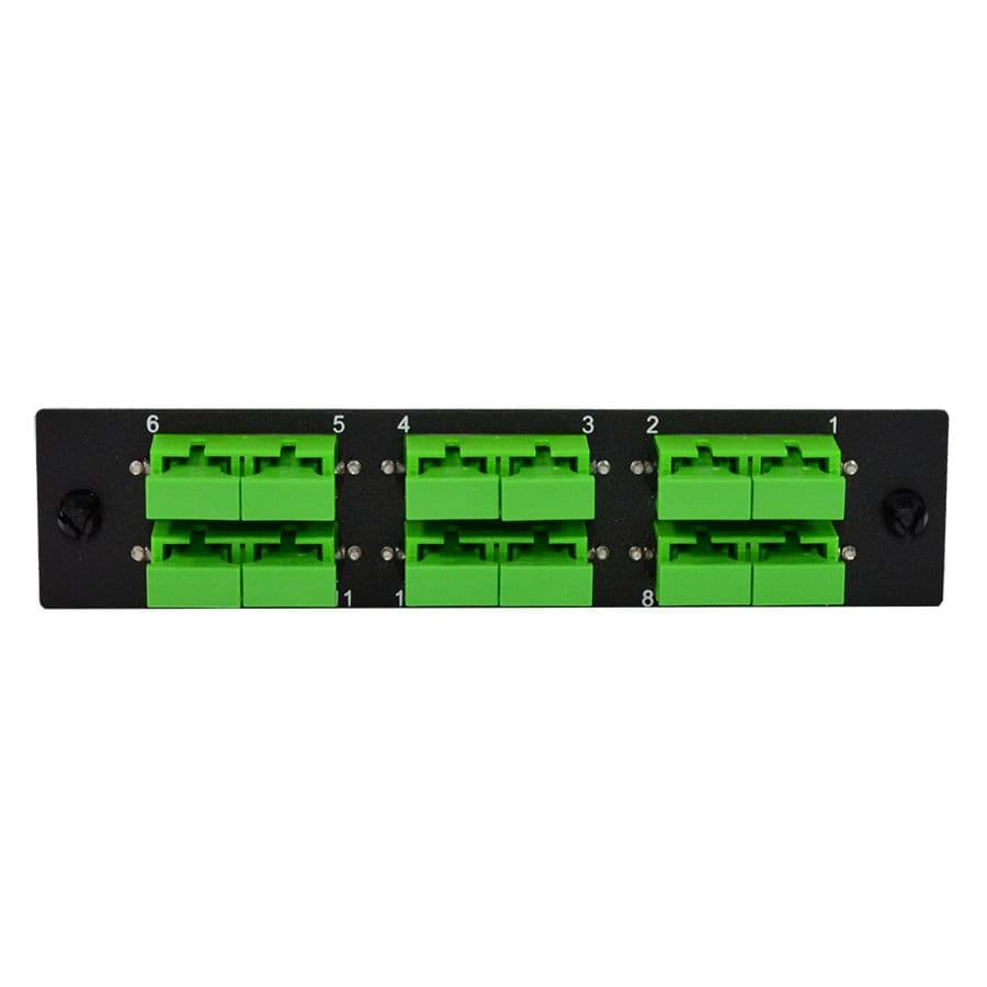 Picture of LGX inzetplaat 6x SCA-SCA 10G SingleMode OS2 Duplex Green