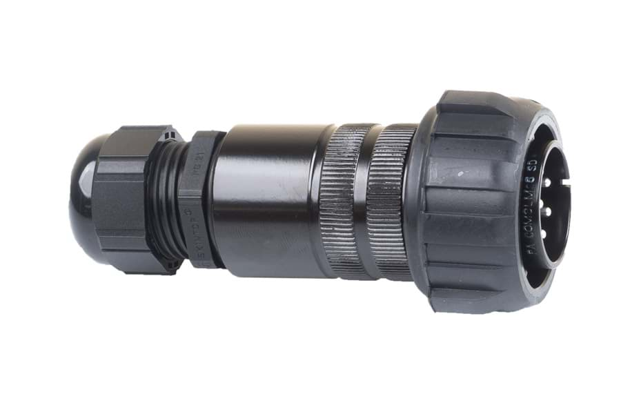 Picture of PA-COM 22-23 8p cable connector with nut male d=13-18mm