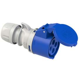 Bild von CEE koppeling 4p  16A 230V 9h blauw IP44 PCE