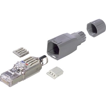 Afbeelding van RJ45 field connector CAT5e met wartel 4,5-8,0mm AWG26-23/1 AWG26-22/7