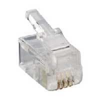 Afbeelding van RJ10 connector 4/4 stranded flat-cable