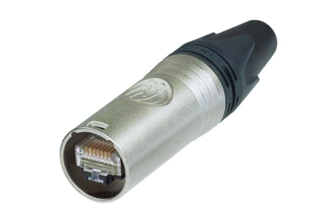 Afbeelding van etherCON CAT6A IP65 cable connector nickel insulation wire d>1.1mm