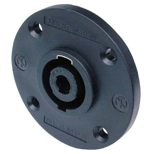 Afbeelding van speakON 4-polig chassis rond tab 4.8x0.5mm