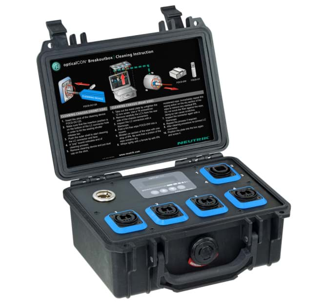 Afbeelding van powerMONITOR breakoutbox SM in:QUAD out:4xDUO opticalCON