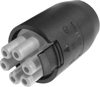 Afbeelding van TEEPLUG TH388 kabeldeel+clip 6p(5p+PE) bus krimp D17 IP20 ONVERPAKT