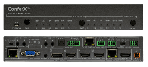 Afbeelding van Matrix Switcher 1HDBT+1VGA+1DP+3HDMI to 1xHDBT+1xHDMI ConferX