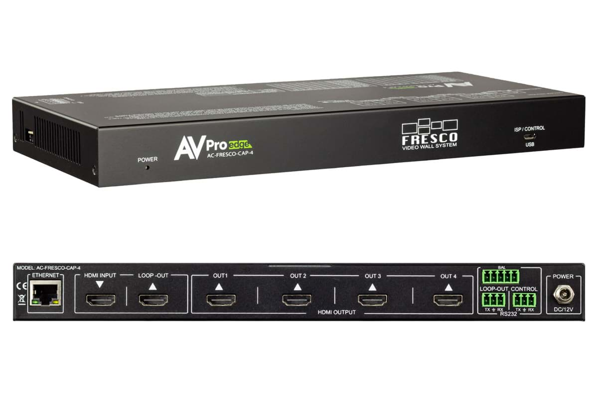 Afbeelding van Video Wall Processor, 1x HDMI in,  4x HDMI output