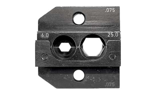 Afbeelding van Krimpinzetstuk PEW12 gedraaide contacten 6/25mm2 5mm +Locator