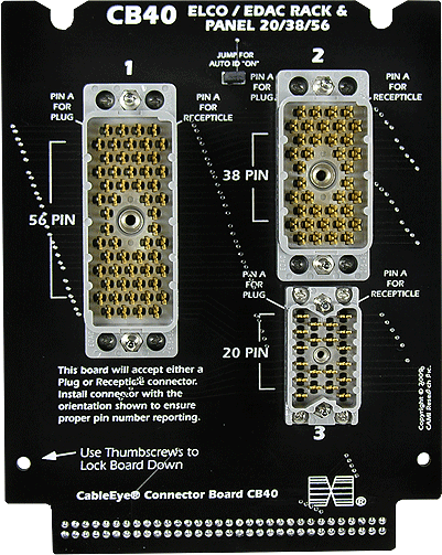 Bild von Connector Board Set CB40 (EDAC-ELCO 20/38/56)