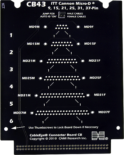 Afbeelding van Connector Board Set CB43 (MicroD 9-37)