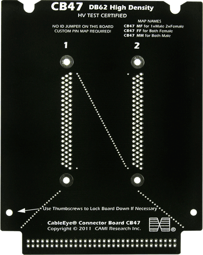 Bild von Connector Board Set CB47 (DB62HD)