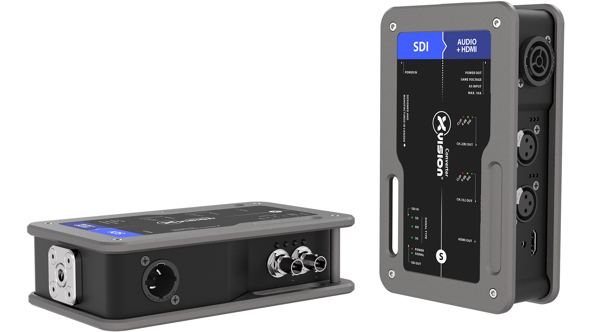 Afbeelding van xVision ProConverter 3G-SDI Audio De-Embedder with powerCON TOP