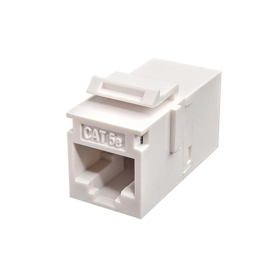 Afbeelding van keystone RJ45/RJ45 CAT5E UTP wit SCP