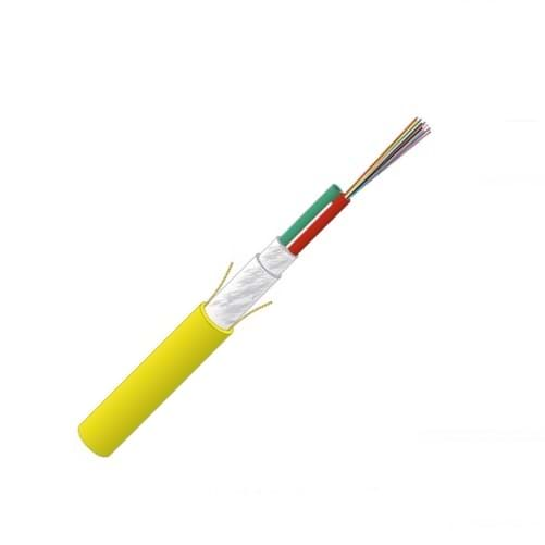 Afbeelding van Fiber Optic Indoor Loose Tube kabel 24xSM-G.652.D B2ca-s1ad1a1 geel