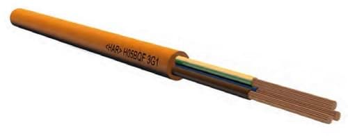 Afbeelding van polyurethaankabel H07BQ-F  3G2.5mm2 PUR oranje HASPEL 500m