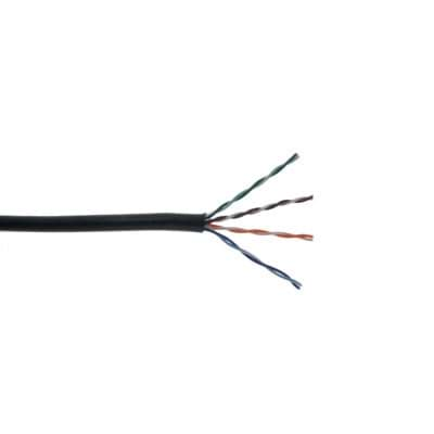 Afbeelding van datakabel CAT5E UTP 350MHz AWG24/1 PVC Dca-s3d2a3 zwart DS305