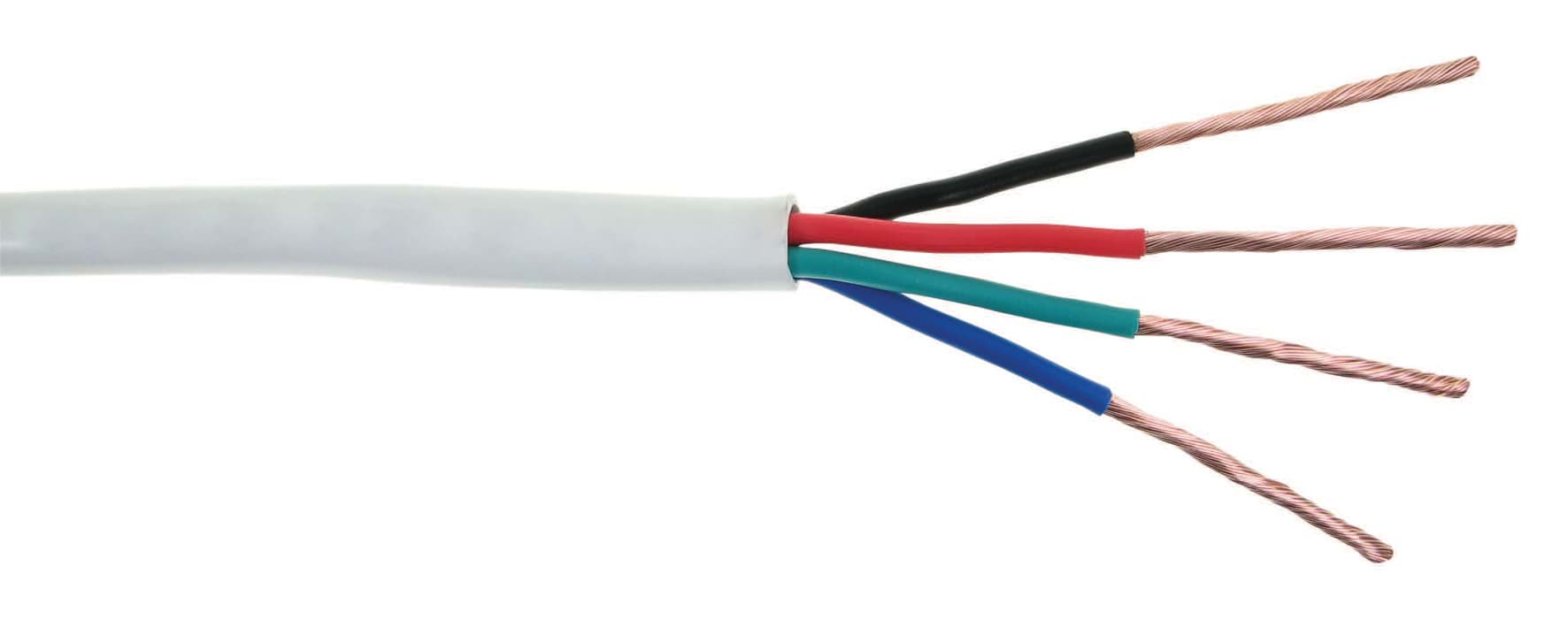 Afbeelding van luidsprekerkabel LS-HD 4x2,1mm2 OFC PVC Dca-s3d2a3 wit