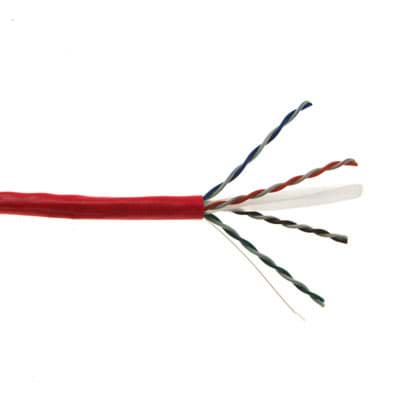 Afbeelding van datakabel CAT6 UTP 550MHz AWG23/1 PVC Dca-s3d2a3 rood