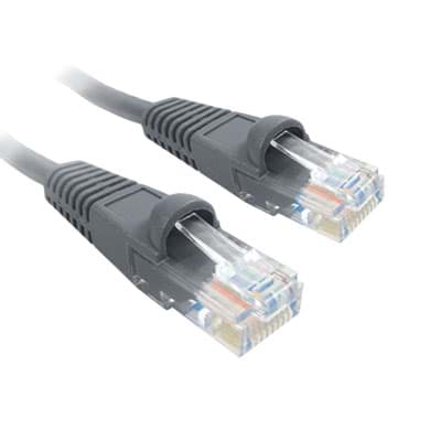 Afbeelding van patchkabel CAT6 U/UTP 4P24 PVC grijs RJ45 snagless  5,0m SCP