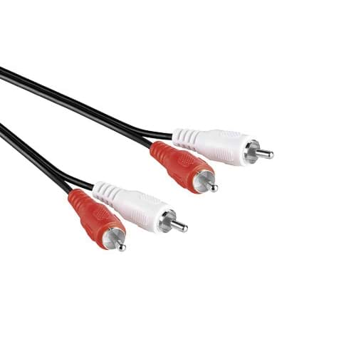 Afbeelding van audiokabel 2x RCA-male > 2x RCA-male  2,5m