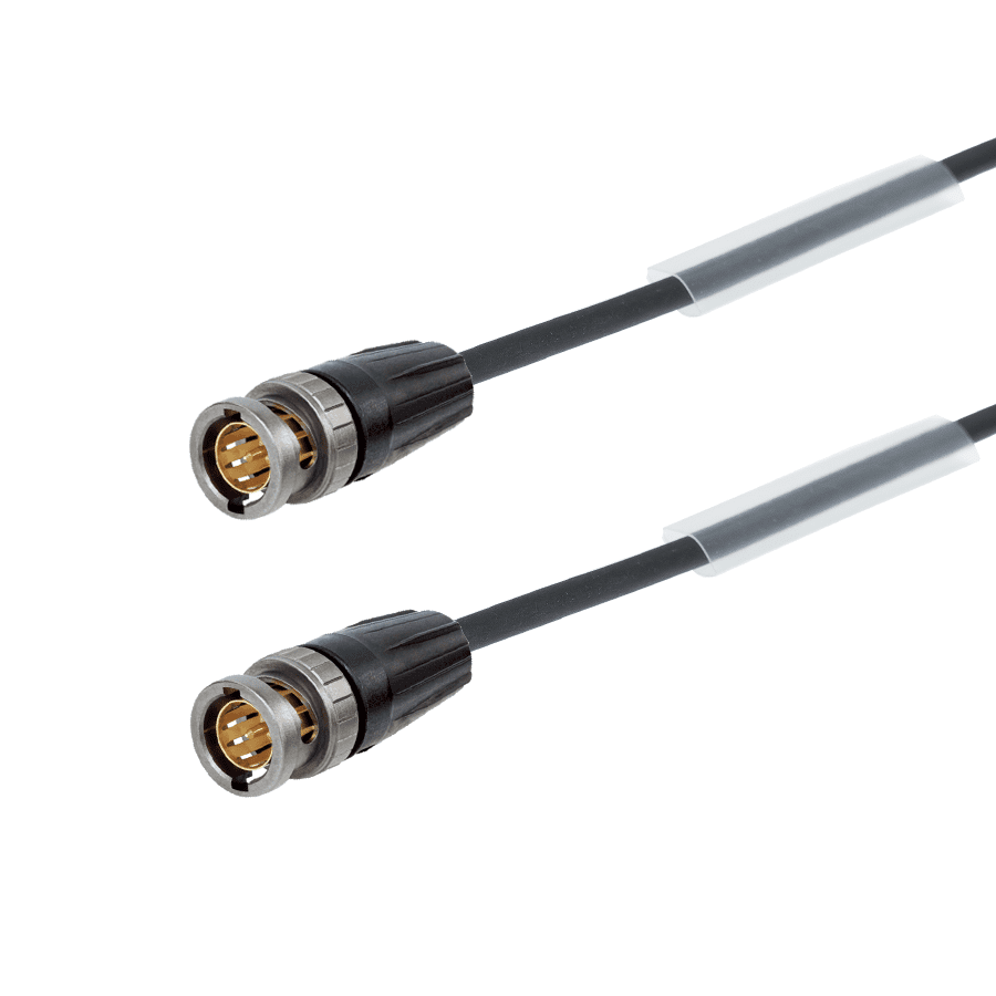 Afbeelding van videokabel UHD HD-SDI Flex 1,2L-Dz PUR zwart   0,3m