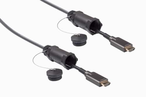 Afbeelding van HDMI kabel Fiber Hybrid Armored + cover  15m 4K/UHD@60 24Gbps