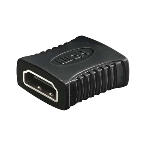 Afbeelding van HDMI adapter female - female zwart