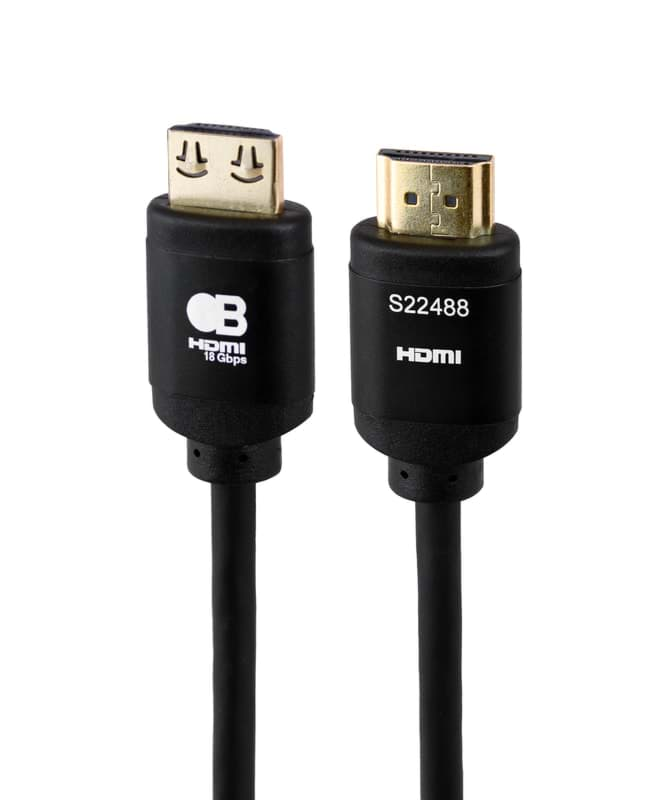 Afbeelding van HDMI kabel 18Gbps 4K/UHD@60  1.0m Bullet Train