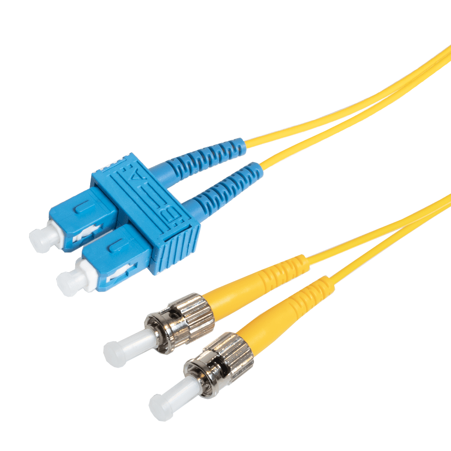 Afbeelding van patchcord SingleMode Duplex SC-ST  3.0m G652D Yellow d3mm Enhanced