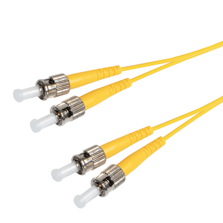 Afbeelding van patchcord SingleMode Duplex ST-ST  0.5m G652D Yellow d3mm Enhanced