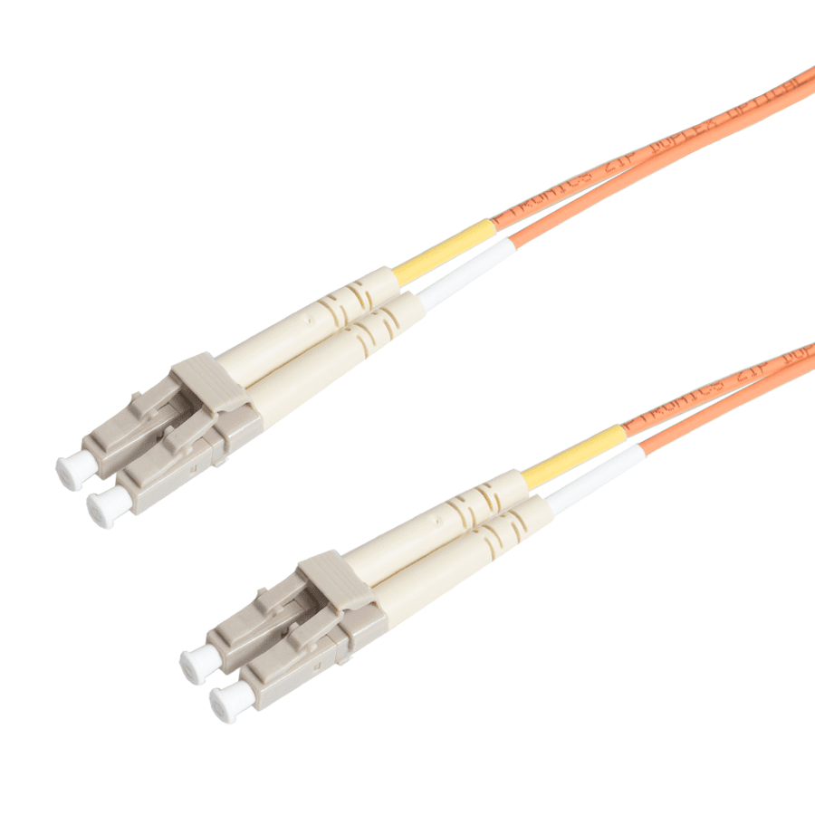 Afbeelding van patchcord MultiMode Duplex LC-LC  0.5m OM2 Orange d2mm Enhanced