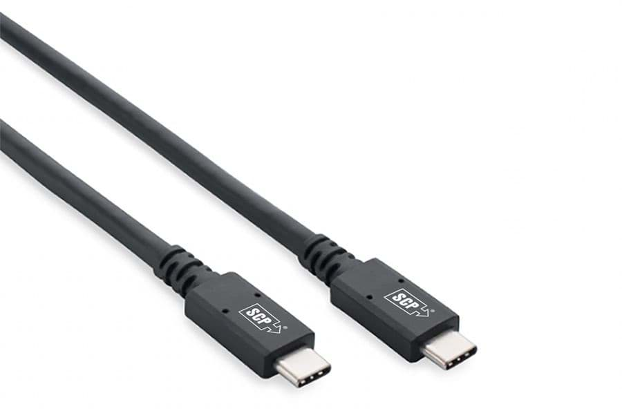 Afbeelding van USB-C 3.2 Gen2 10Gbps kabel male-male  2.0m 8K@60Hz actief SCP