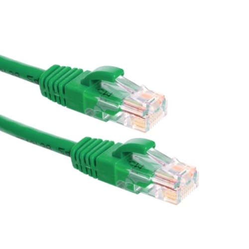 Afbeelding van patchkabel CAT5E U/UTP 4P24 PVC snagless groen RJ45  1.5m