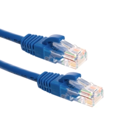 Afbeelding van patchkabel CAT5E U/UTP 4P24 PVC snagless blauw RJ45  1.5m