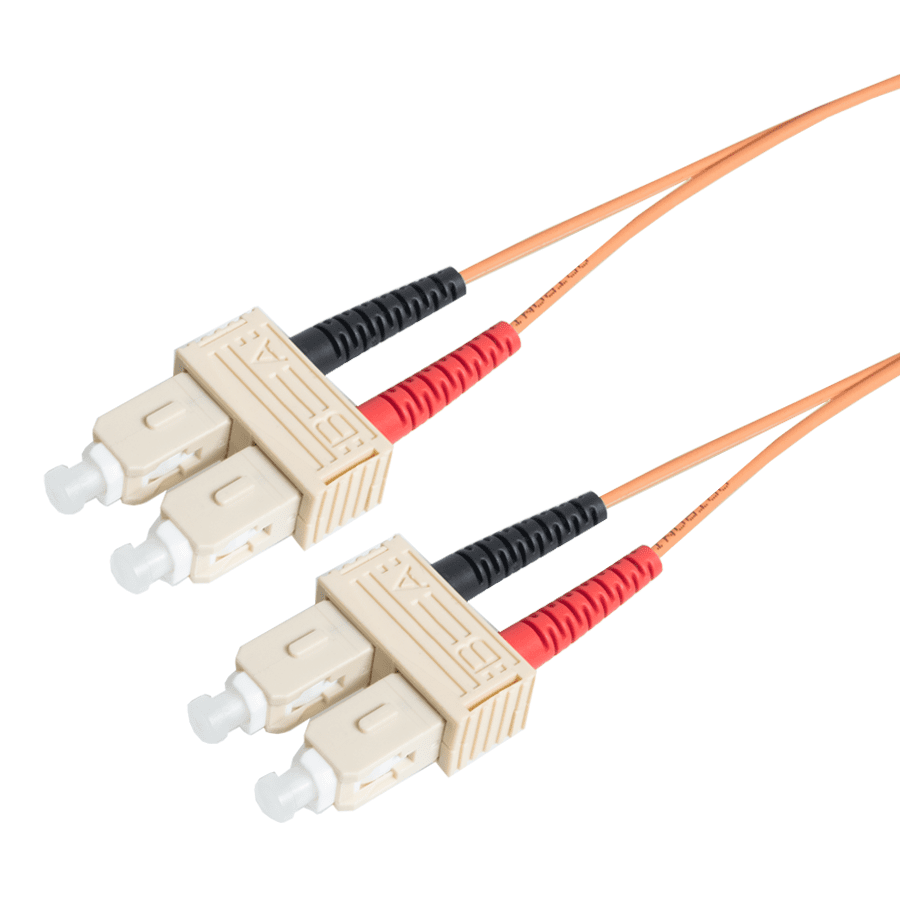 Afbeelding van patchcord MultiMode Duplex SC-SC  2.0m OM1 Orange d3mm Enhanced