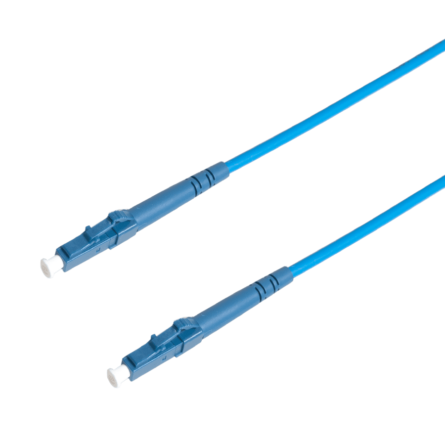 Afbeelding van patchcord SingleMode Simplex LC-LC  1.0m G657A1 Armored Blue Enhanced