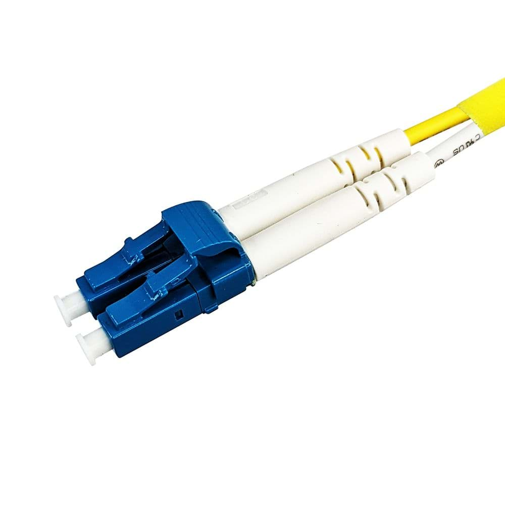 Afbeelding van patchcord SingleMode Duplex LC-LC  1.0m OS2 EasyFiber Yellow d2mm