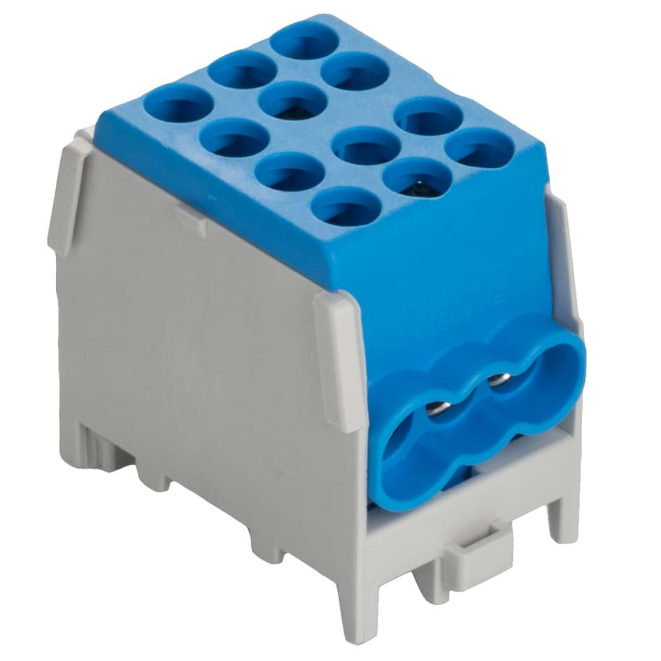 Bild von Verdeelblok 1F 2x16+4x10mm2 blauw