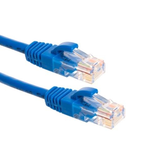 Afbeelding van patchkabel CAT6 U/UTP 4P24 PVC blauw RJ45 snagless  2.0m