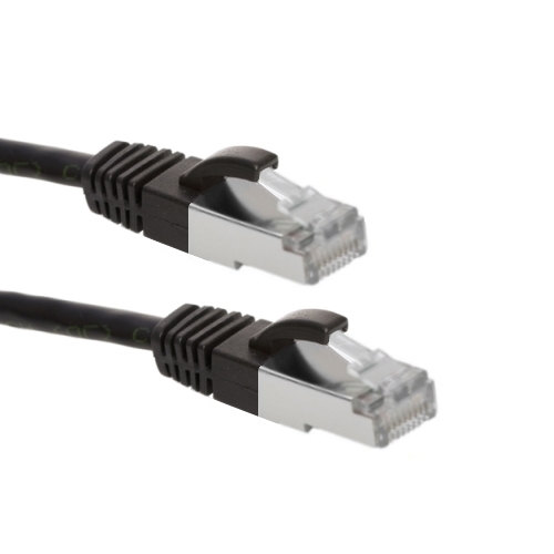 Afbeelding van patchkabel CAT6 S/FTP 4P26 PVC zwart RJ45 snagless 20m