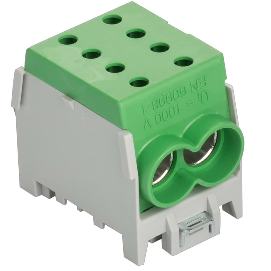 Afbeelding van Verdeelblok 1F 4x50mm2 groen