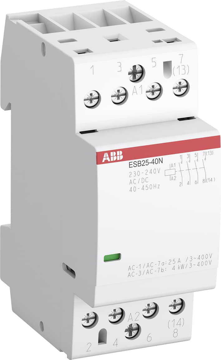 Afbeelding van Modulaire magneetschakelaar  24Vac 25A 4NO 2 module