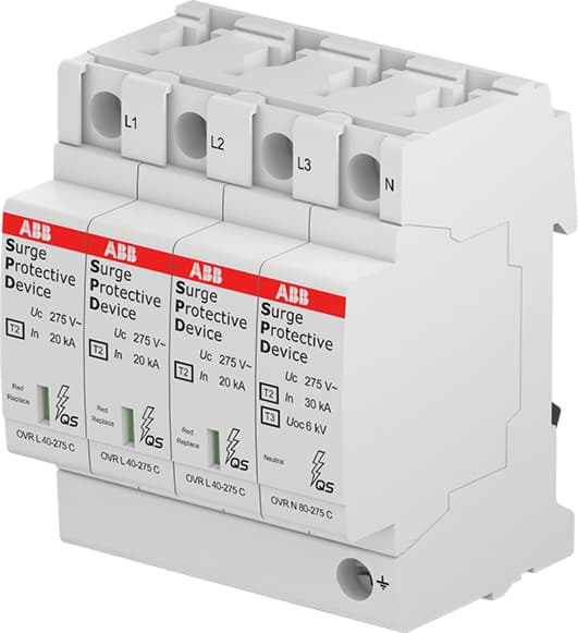 Afbeelding van Overspanningsbeveiliging T2 3p+N 125A TN-S/TT 4mod